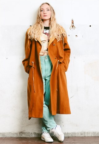 VINTAGE 90S OVERSIZED WOOL COAT