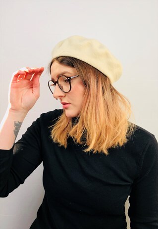 CREAM BERET