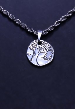 CRW Silver Healing Tree Necklace 
