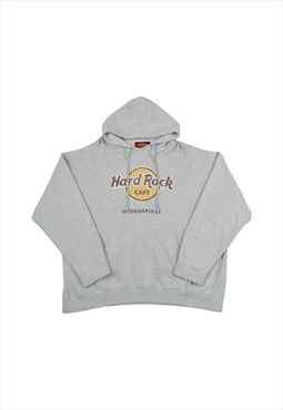 Vintage Hard Rock Cafe Indianapolis Hoodie Sweatshirt XXL