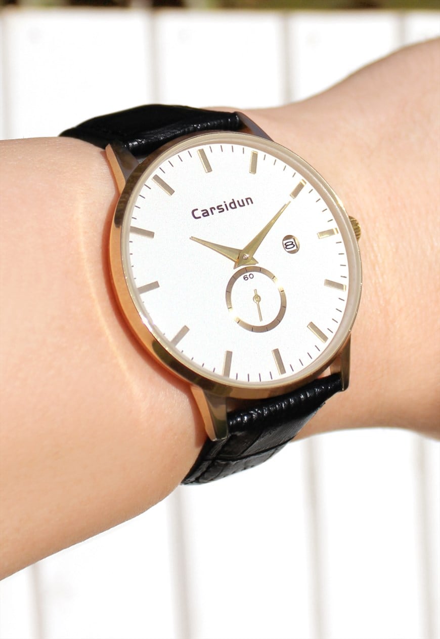 Carsidum Paris Leather Wrist Watch | Konga Online Shopping