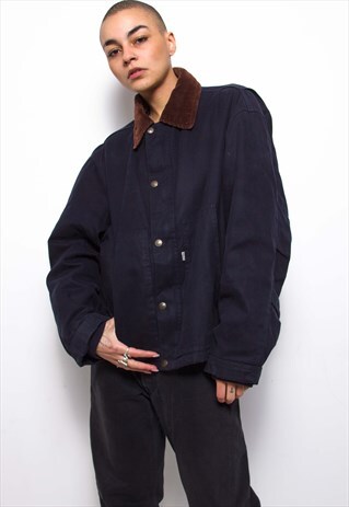 VINTAGE 90S LEVI'S CORDUROY COLLARED JACKET ID:1440