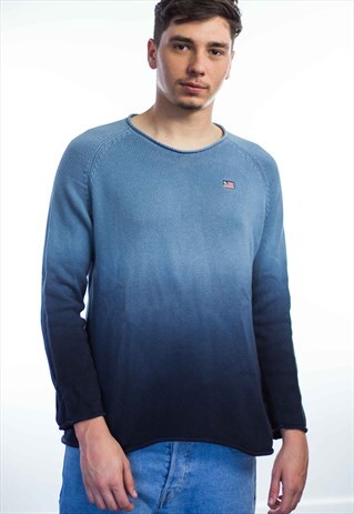VINTAGE POLO RALPH LAUREN LOGO JUMPER SWEATER 90S M 16.9