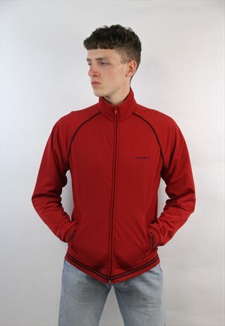 VINTAGE CARHARTT 90'S RED SPORTS JACKET