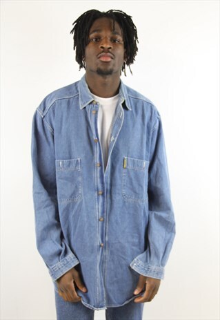 VINTAGE ARMANI DENIM SHIRT