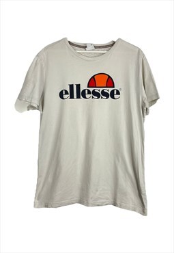Vintage Ellesse T-Shirt in White L