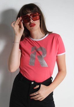 Vintage Reebok Y2K Baby T-Shirt Pink