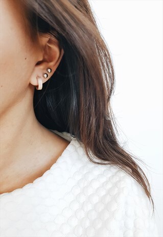 ROSE GOLD (SURGICAL STEEL) HUGGIES EARRINGS