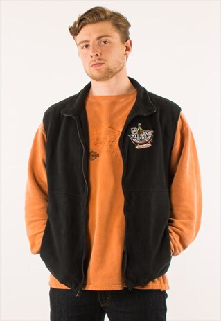 VINTAGE REEBOK 2012 NHL ALL STARS FLEECE GILET JACKET