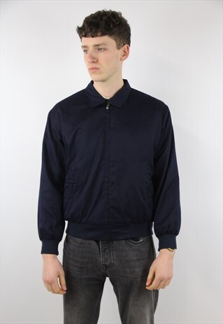 VINTAGE NAVY HARRINGTON JACKET