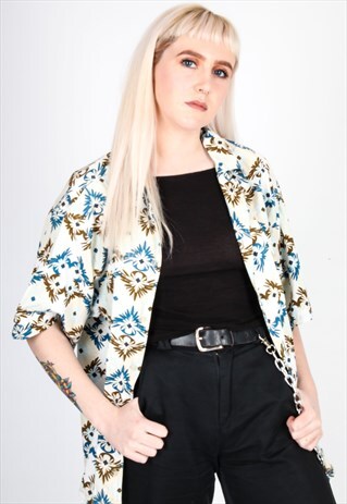VINTAGE PATTERN SHIRT NS451