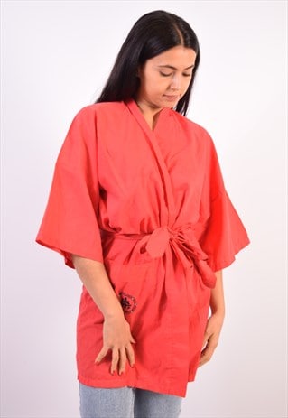 VINTAGE BATHROBE RED