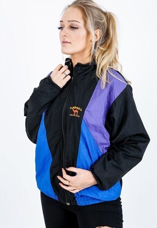 VINTAGE CAMEL SHELL JACKET J791