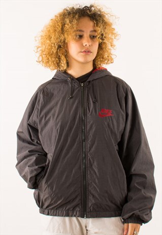 VINTAGE 90S GREY NIKE PADDED JACKET