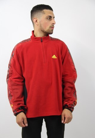 VINTAGE ADIDAS FLEECE HOODIE