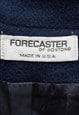 FORECASTER WOMEN L WOOL DOUBLE BREASTED COAT OVERCOAT JACKET