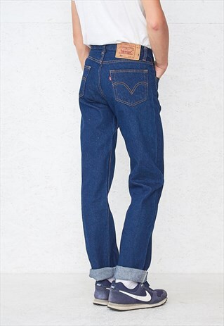 VINTAGE BLUE LEVI'S 501 FIT DENIM JEANS