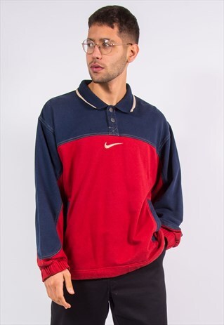 nike collared sweatshirt