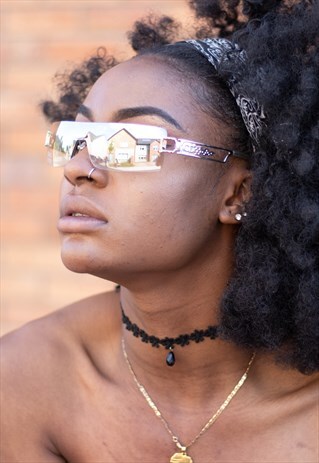 RIDHERE VINTAGE 90S Y2K CLEAR GLASSES