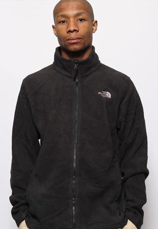 VINTAGE NORTH FACE LOGO FLEECE BLUE