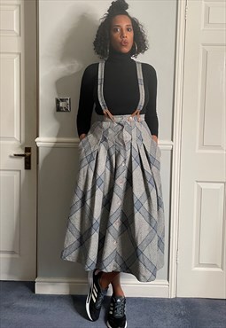 Vintage Skirt With Braces