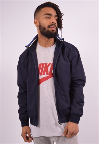 VINTAGE FRED PERRY BOMBER JACKET BLUE