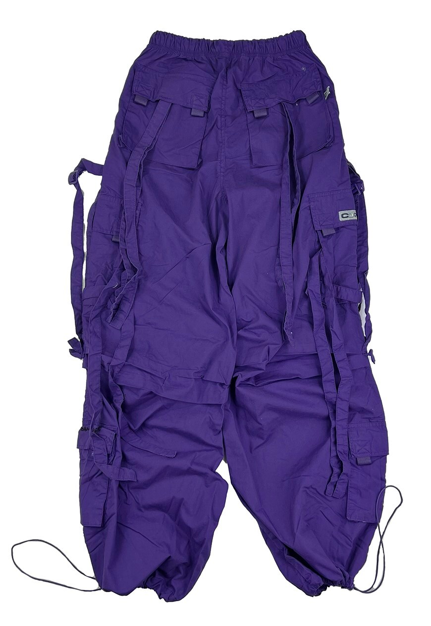 criminal damage purple cargo pant