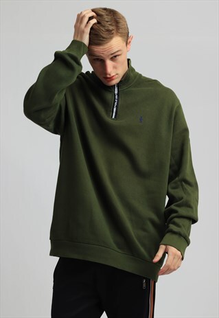 VINTAGE POLO RALPH LAUREN 1/4 ZIP SWEATSHIRT
