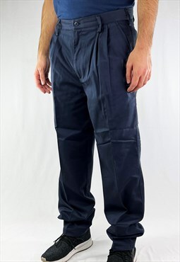 Vintage Nike Golf Chino Trousers in Navy Blue