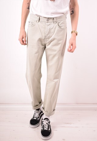 CALVIN KLEIN MENS VINTAGE JEANS W30 L30 GREY 90S