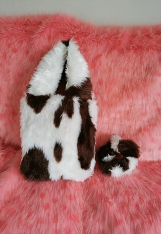 COOKIES N CREAM COW PRINT, HANDMADE, TOTE BAG