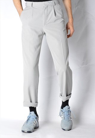 VINTAGE 90S GREY LIGHTWEIGHT PANTS