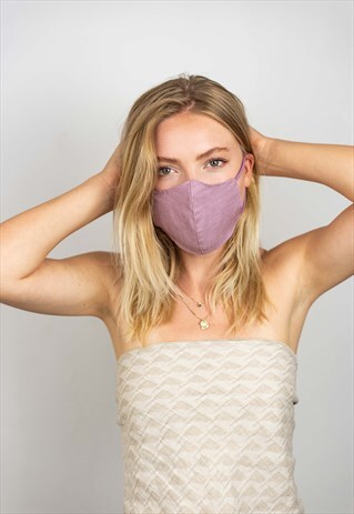 REUSABLE LINEN FACE COVERING BY FACEMASKS.AMSTERDAM