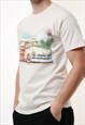 GRAPHIC PRINT SURF COTTON 90S VINTAGE T-SHIRT 18041