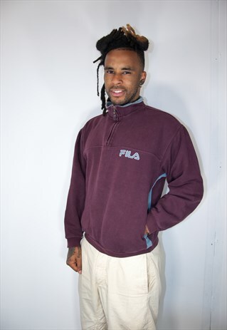 FILA EMBROIDED VINTAGE SWEATSHIRT