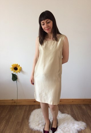 VINTAGE 90S CHAMPAGNE DRESS