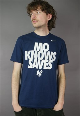 Vintage Nike NY T-Shirt in Blue