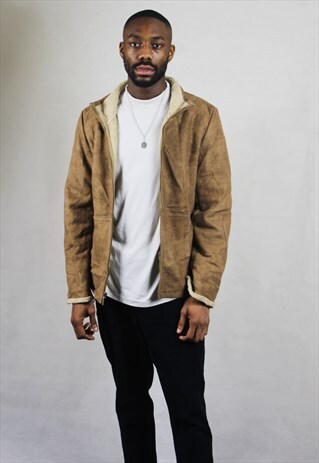 VINTAGE / SUEDE STYLE / JACKET