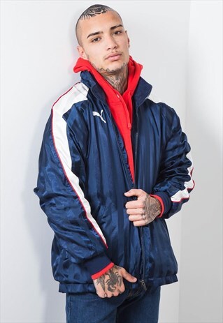 VINTAGE 90S PUMA WINDBREAKER JACKET / S1860