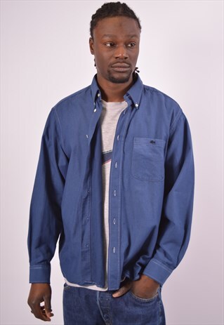 VINTAGE LACOSTE SHIRT NAVY BLUE