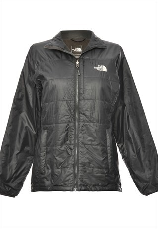 VINTAGE THE NORTH FACE BLACK PUFFER JACKET - M