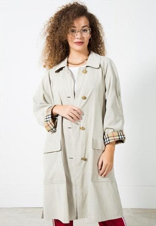 VINTAGE 80S ORIGINAL BURBERRY TRENCH/ S2082