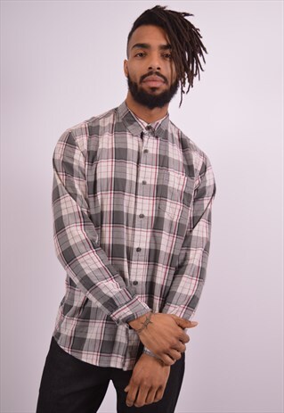 VINTAGE WRANGLER SHIRT CHECK GREY