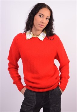 Vintage Sergio Tacchini Jumper Sweater Red