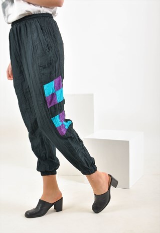VINTAGE 90S RETRO SHELL JOGGERS
