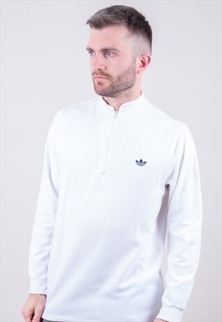VINTAGE 1/4 ZIP SWEATSHIRT ADIDAS