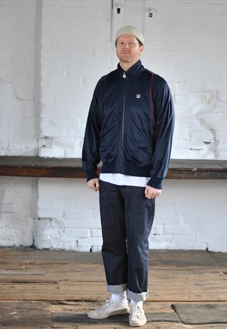 VINTAGE 80S FILA TRACK JACKET MADE IN ITALY