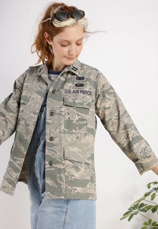VINTAGE CAMO AIR FORCE JACKET X295