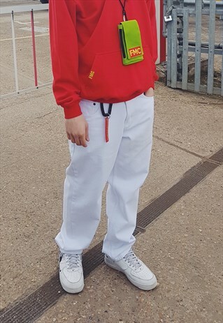 BAGGY OVERSIZED JEANS WHITE