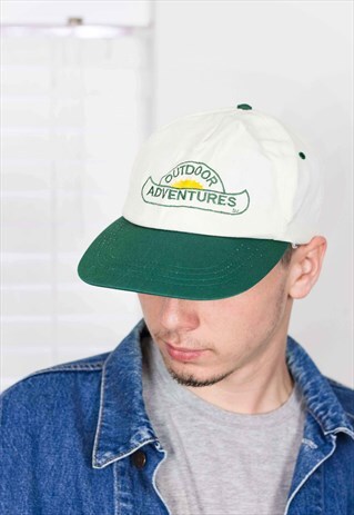 VINTAGE OUTDOOR ADVENTURES CAP HAT LOGO 90S ONE SIZE 2.2